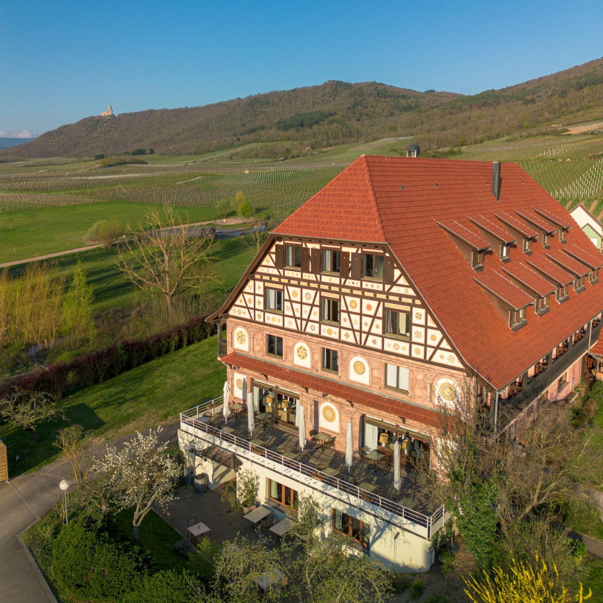 Hotel Restaurant Verger Des Chateaux, Route Des Vins Haut-Koenigsbourg Dieffenthal Екстер'єр фото